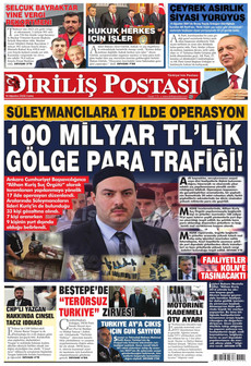 DİRİLİŞ POSTASI 14 Ağustos 2026 gazete manşeti