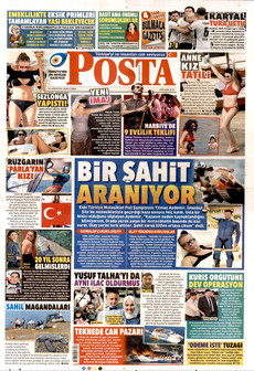 POSTA 14 Ağustos 2026 gazete manşeti