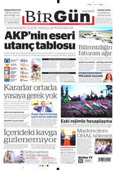 BİRGÜN 13 Ağustos 2026 gazete manşeti