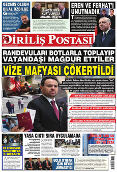 DİRİLİŞ POSTASI 12 Ağustos 2026 gazete manşeti