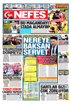 NEFES 17 Ağustos 2026 gazete manşeti
