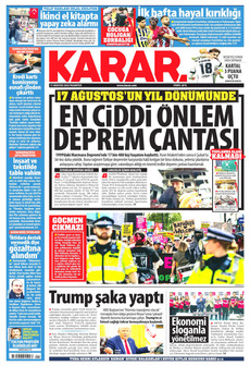 KARAR 17 Ağustos 2026 gazete manşeti