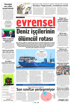 EVRENSEL 19 Ağustos 2026 gazete manşeti