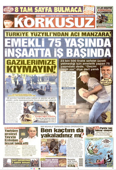 KORKUSUZ 20 Ağustos 2026 gazete manşeti