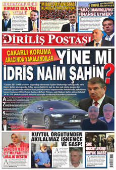 DİRİLİŞ POSTASI 22 Ağustos 2026 gazete manşeti