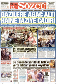 SÖZCÜ 23 Ağustos 2026 gazete manşeti