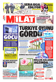 MİLAT 23 Ağustos 2026 gazete manşeti