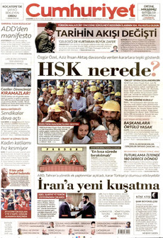 CUMHURİYET 26 Ağustos 2026 Gazete Manşeti Küçük