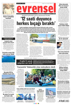 EVRENSEL 26 Ağustos 2026 Gazete Manşeti Küçük