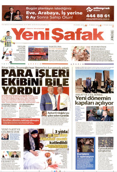 YENİ ŞAFAK 26 Ağustos 2026 gazete manşeti