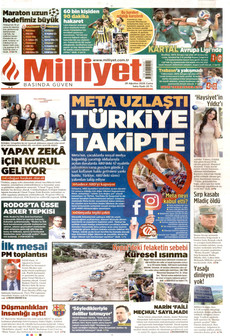 MİLLİYET 28 Ağustos 2026 Gazete Manşeti Küçük