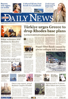 HÜRRİYET DAİLY NEWS 28 Ağustos 2026 Gazete Manşeti Küçük