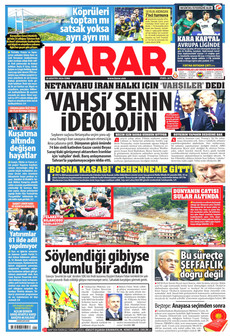 KARAR 28 Ağustos 2026 gazete manşeti