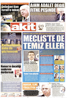 YENİ AKİT 28 Ağustos 2026 gazete manşeti