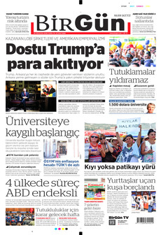 BİRGÜN 28 Ağustos 2026 gazete manşeti