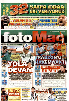 FOTOMAÇ 28 Ağustos 2026 gazete manşeti