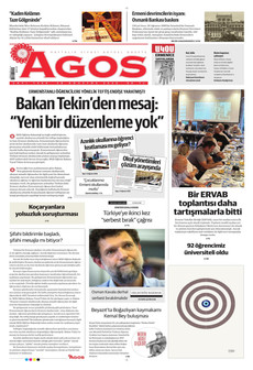 AGOS 28 Ağustos 2026 gazete manşeti