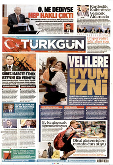 TÜRKGÜN 29 Ağustos 2026 Gazete Manşeti Küçük
