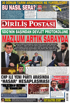 DİRİLİŞ POSTASI 29 Ağustos 2026 Gazete Manşeti Küçük