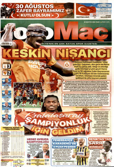 FOTOMAÇ 30 Ağustos 2026 Gazete Manşeti Küçük