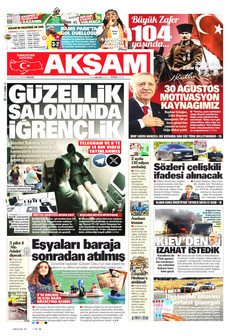 AKŞAM 30 Ağustos 2026 gazete manşeti