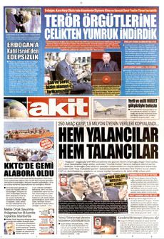 YENİ AKİT 31 Ağustos 2026 gazete manşeti