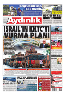 AYDINLIK GAZETESİ 31 Ağustos 2026 gazete manşeti