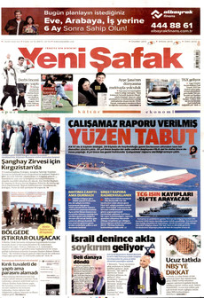 YENİ ŞAFAK 1 Eylül 2026 gazete manşeti