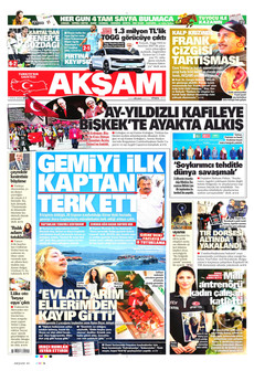 AKŞAM 1 Eylül 2026 gazete manşeti