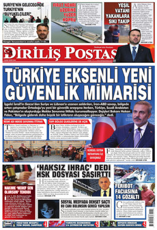 DİRİLİŞ POSTASI 1 Eylül 2026 gazete manşeti