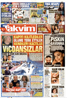 TAKVİM 1 Eylül 2026 gazete manşeti
