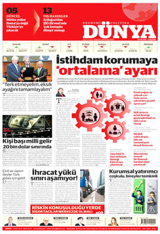 DÜNYA 2 Eylül 2026 Gazete Manşeti Küçük
