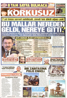 KORKUSUZ 2 Eylül 2026 Gazete Manşeti Küçük