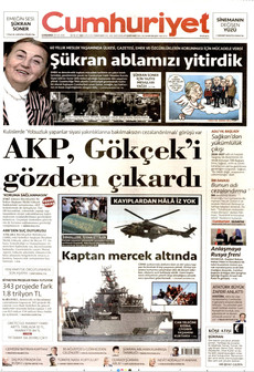 CUMHURİYET 2 Eylül 2026 gazete manşeti