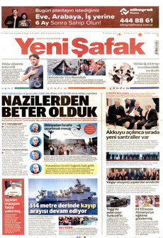 YENİ ŞAFAK 2 Eylül 2026 gazete manşeti