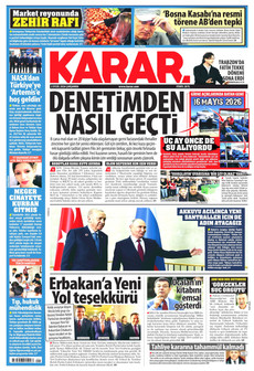 KARAR 2 Eylül 2026 gazete manşeti