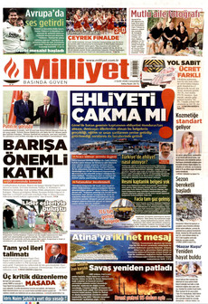 MİLLİYET 2 Eylül 2026 gazete manşeti