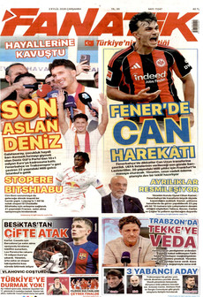 FANATİK 2 Eylül 2026 gazete manşeti