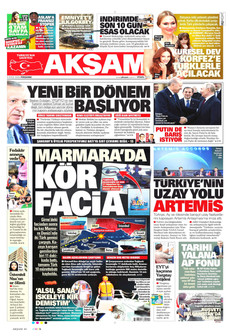 AKŞAM 3 Eylül 2026 gazete manşeti