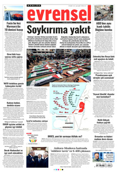 EVRENSEL 3 Eylül 2026 gazete manşeti