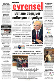 EVRENSEL 4 Eylül 2026 Gazete Manşeti Küçük