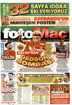 FOTOMAÇ 4 Eylül 2026 Gazete Manşeti Küçük