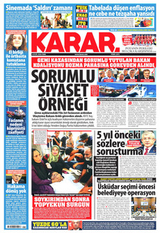 KARAR 4 Eylül 2026 gazete manşeti