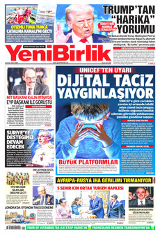 YENİBİRLİK 4 Eylül 2026 gazete manşeti