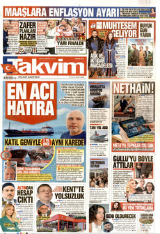 TAKVİM 4 Eylül 2026 gazete manşeti