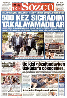 SÖZCÜ 5 Eylül 2026 Gazete Manşeti Küçük