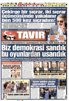 TAVIR GAZETESİ 5 Eylül 2026 gazete manşeti