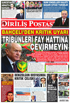 DİRİLİŞ POSTASI 6 Eylül 2026 Gazete Manşeti Küçük