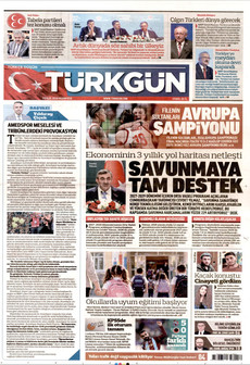 TÜRKGÜN 7 Eylül 2026 gazete manşeti