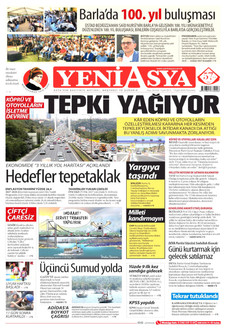 YENİ ASYA 7 Eylül 2026 gazete manşeti